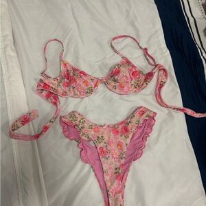 Blackbough x ur mom ashley Pink Bikini Set